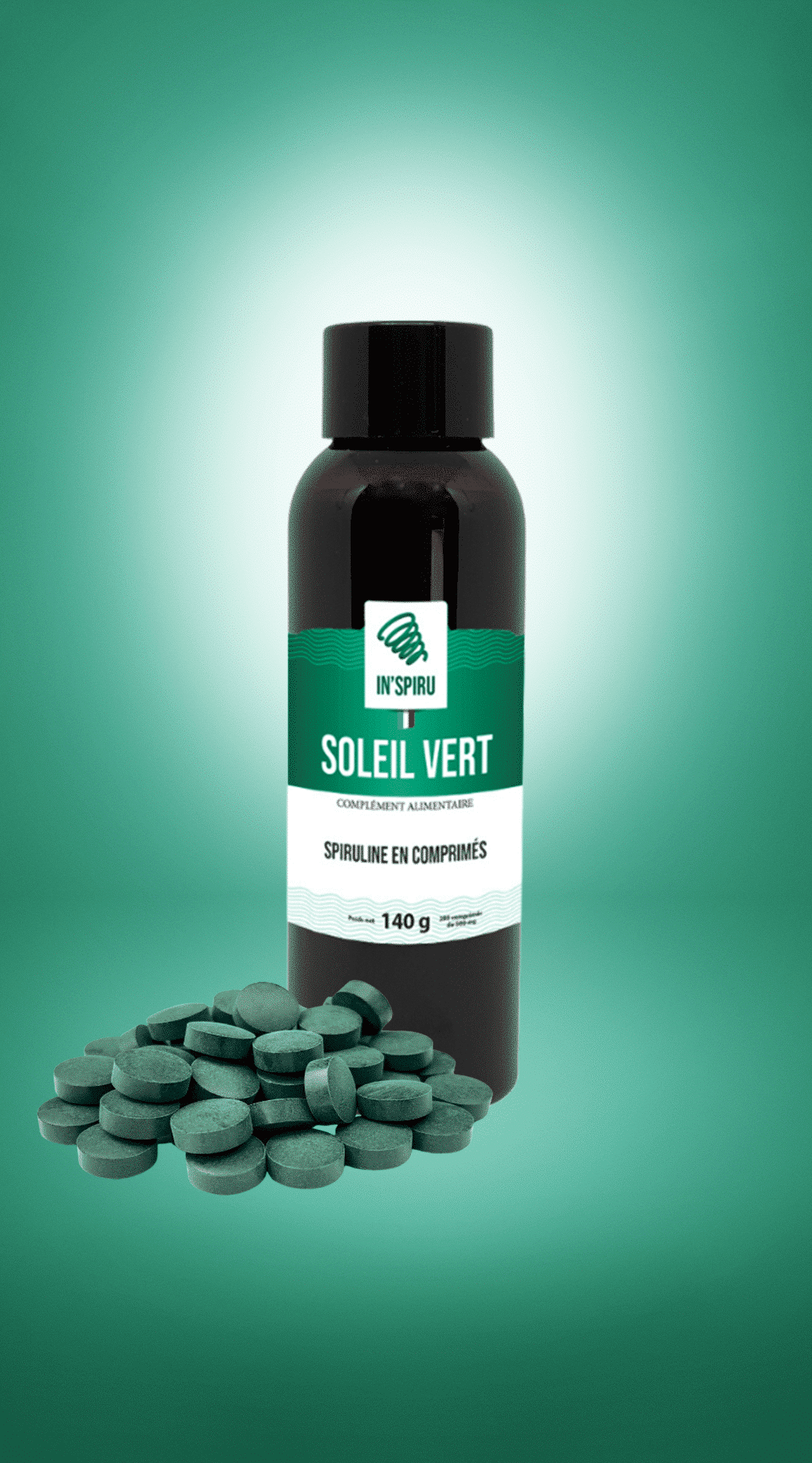 Soleil Vert spiruline en comprimés