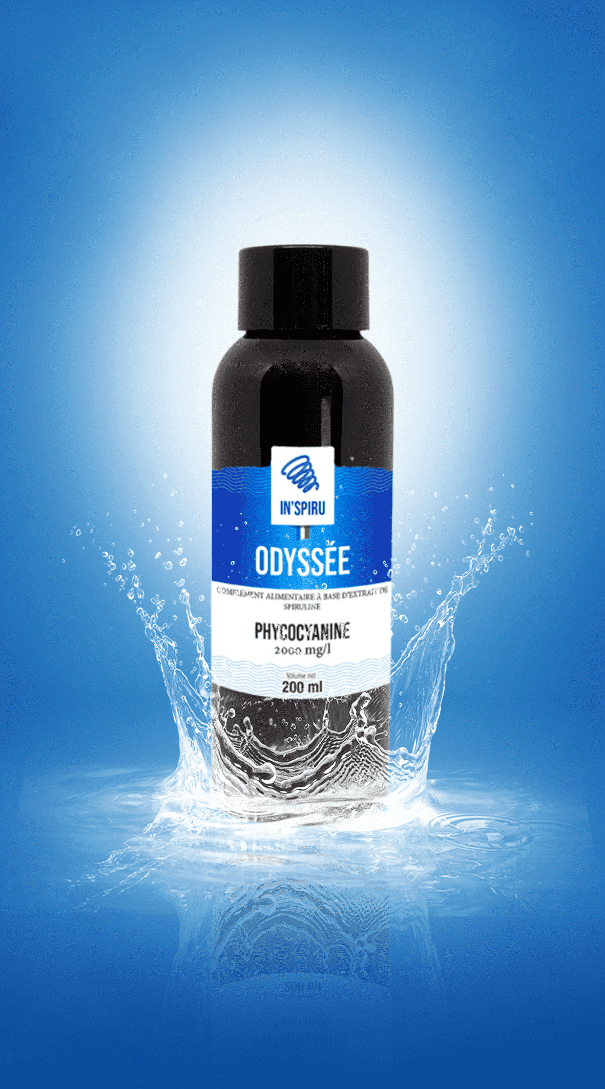 Odyssée phycocyanine bleue liquide