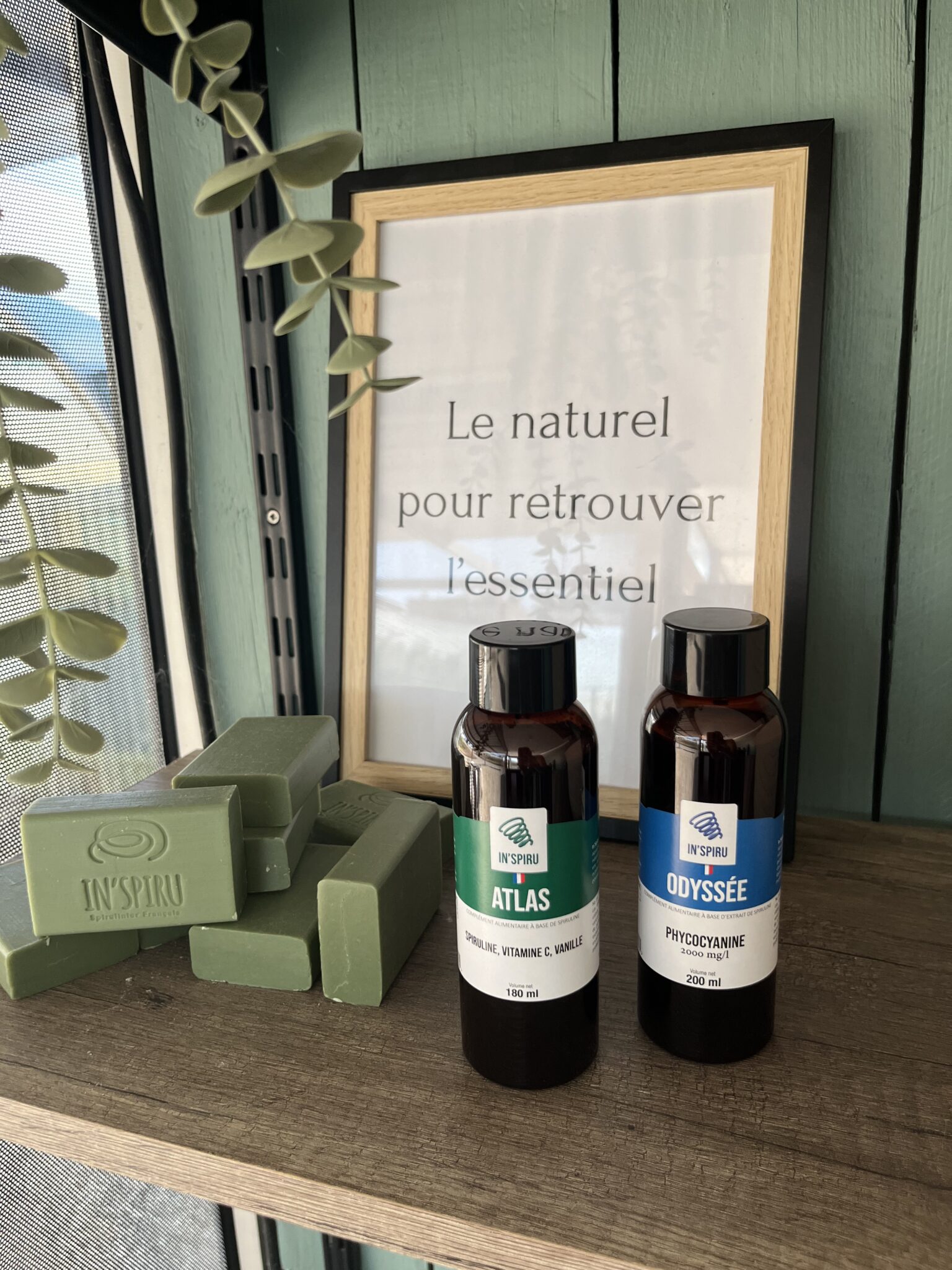 Pack Bien-être : spiruline liquide Atlas et Odyssée