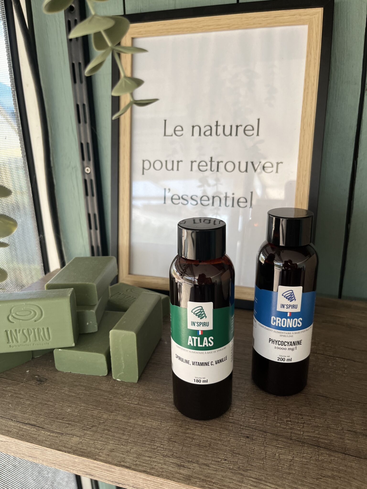 Pack Sérénité : spiruline liquide Atlas et Cronos
