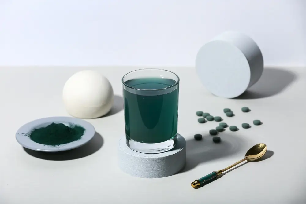 Spiruline liquide ou sèche